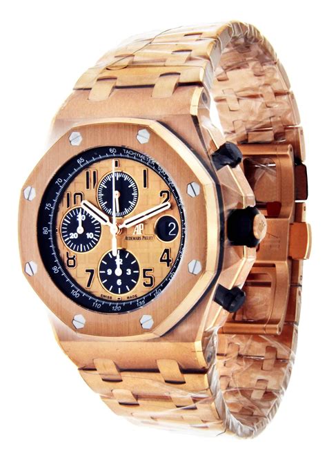 audemars piguet royal oak offshore rose gold replica|royal oak offshore watch price.